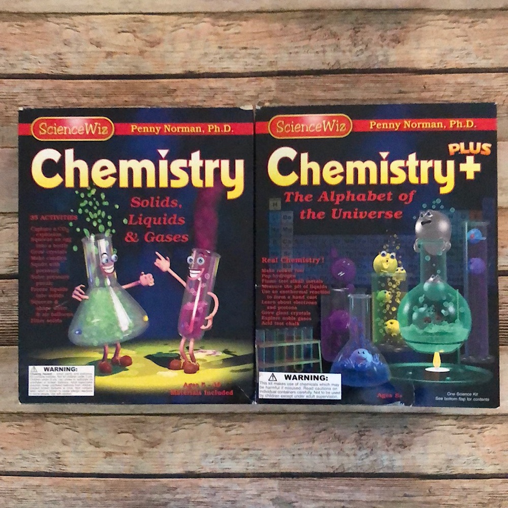 ScienceWiz Chemistry and Chemistry+ 2 Kits | Liquids, Solids, Gases, Tab…